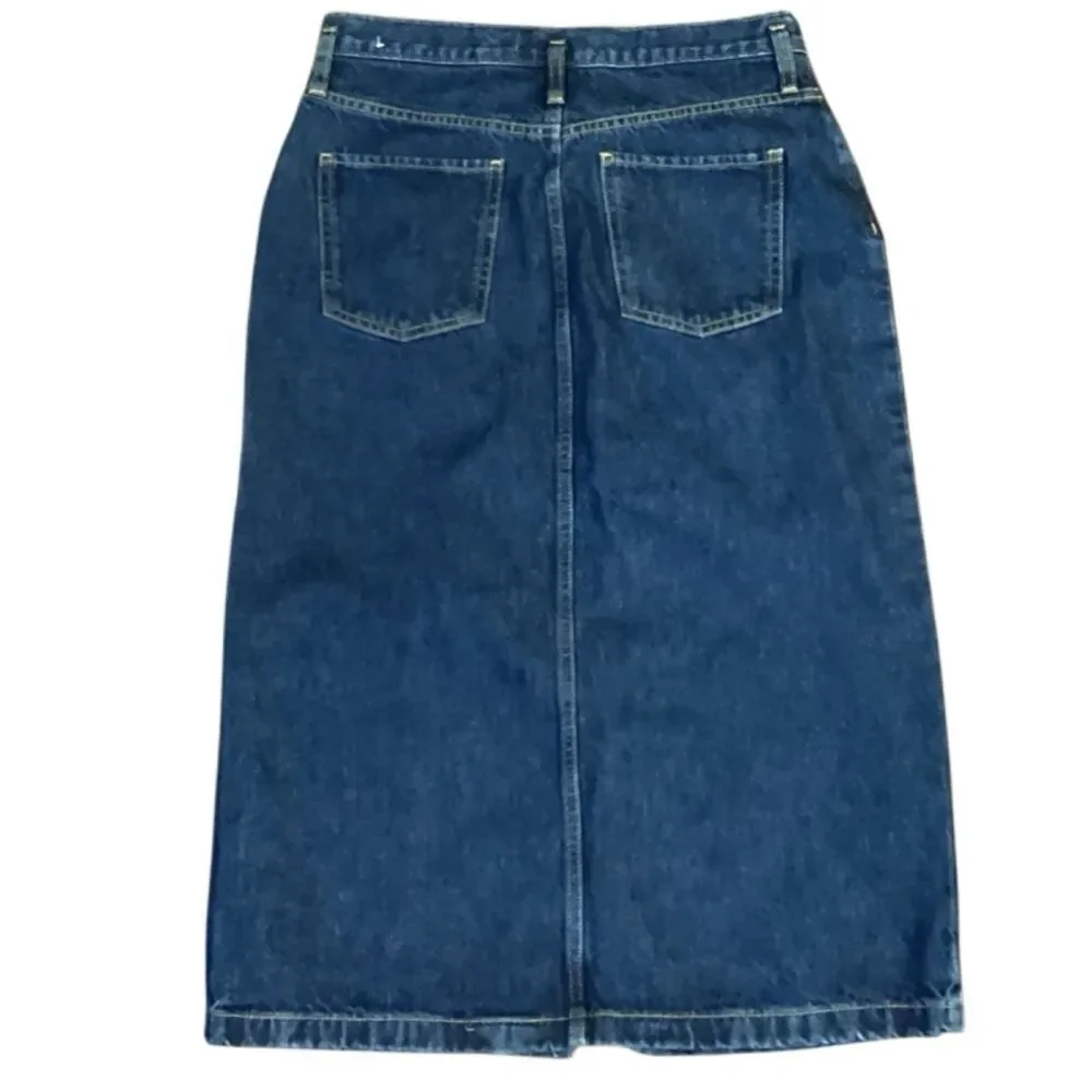 Mango MNG DENIM MIDI-SKIRT Size M